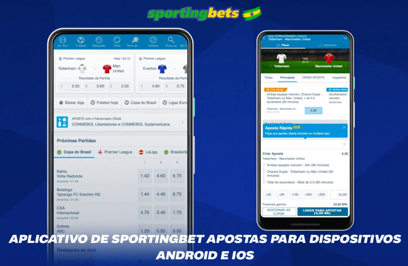 Sportingbet – conveniente aplicativo para jogadores  